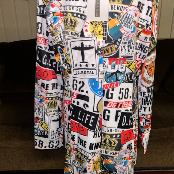 Charlie Charlie Charlotte • Large • Graffiti Travel Print • Multi-Colors Blazer - Picture 13 of 16